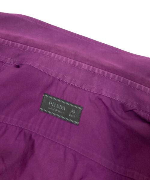 PRADA（プラダ）PRADA (プラダ) ボタンダウンシャツ パープル サイズ:39/ 15 1/2の古着・服飾アイテム