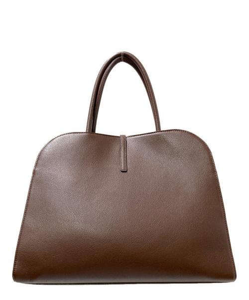 MONOROW（モノロウ）MONOROW (モノロウ) BLANC LARGE TOTE BAG ブラウン サイズ:下記参照の古着・服飾アイテム