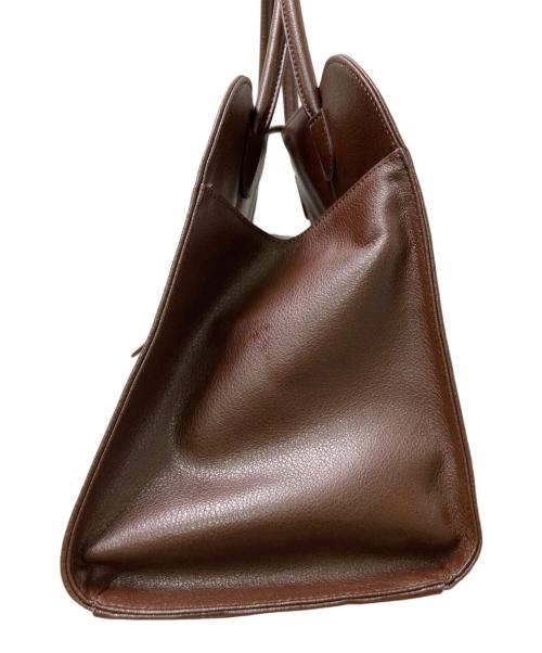 MONOROW（モノロウ）MONOROW (モノロウ) BLANC LARGE TOTE BAG ブラウン サイズ:下記参照の古着・服飾アイテム