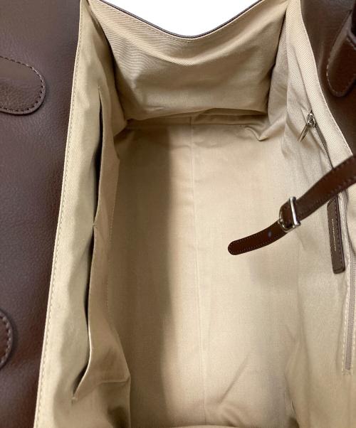 MONOROW（モノロウ）MONOROW (モノロウ) BLANC LARGE TOTE BAG ブラウン サイズ:下記参照の古着・服飾アイテム
