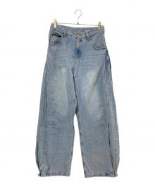 YENN（イエン）の古着「SIDE PLEATED DENIM PANTS」｜インディゴ