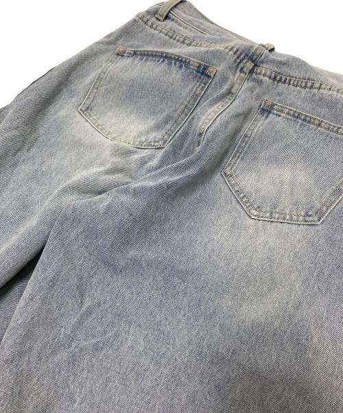 YENN（イエン）YENN (イエン) SIDE PLEATED DENIM PANTS インディゴ サイズ:38の古着・服飾アイテム