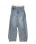 YENN（イエン）の古着「SIDE PLEATED DENIM PANTS」｜インディゴ