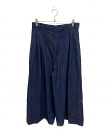 RequaL≡（リコール）の古着「2タックワイドデニムパンツ」｜インディゴ