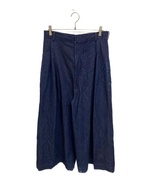 RequaL≡（リコール）RequaL≡ (リコール) 2タックワイドデニムパンツ インディゴ サイズ:FREEの古着・服飾アイテム