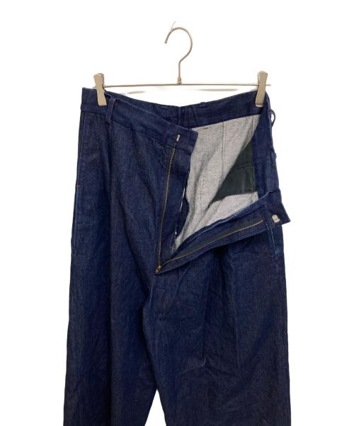 RequaL≡（リコール）RequaL≡ (リコール) 2タックワイドデニムパンツ インディゴ サイズ:FREEの古着・服飾アイテム