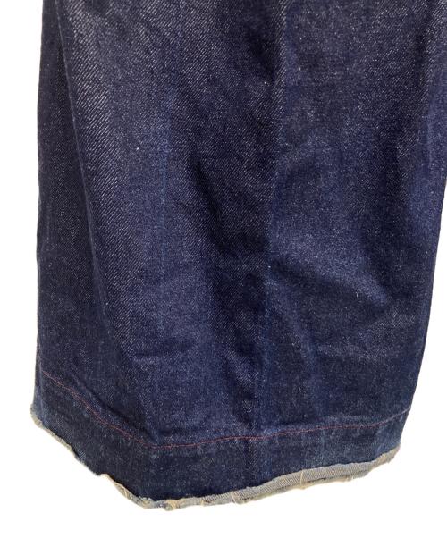 RequaL≡（リコール）RequaL≡ (リコール) 2タックワイドデニムパンツ インディゴ サイズ:FREEの古着・服飾アイテム
