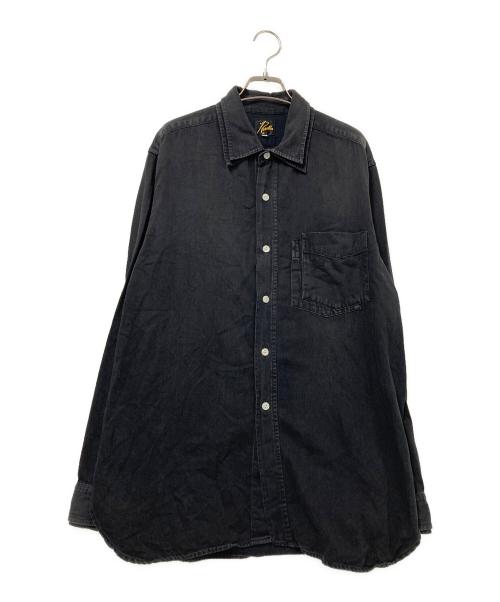 Needles（ニードルズ）Needles (ニードルズ) ダブルカーラーシャンブレーシャツ ブラック サイズ:Sの古着・服飾アイテム