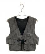 Engineered Garmentsエンジニアド ガーメンツ）の古着「Fowl Vest Poly Wool Herrinbone」｜グレー