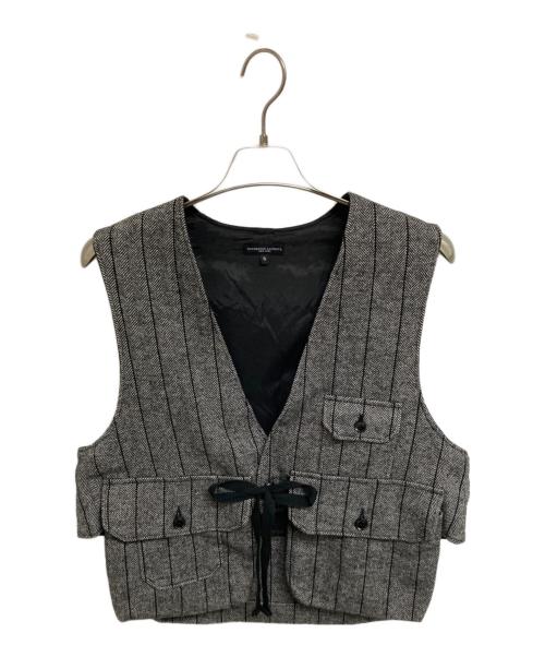 Engineered Garments（エンジニアド ガーメンツ）Engineered Garments (エンジニアド ガーメンツ) Fowl Vest Poly Wool Herrinbone グレー サイズ:Sの古着・服飾アイテム
