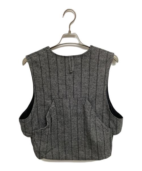 Engineered Garments（エンジニアド ガーメンツ）Engineered Garments (エンジニアド ガーメンツ) Fowl Vest Poly Wool Herrinbone グレー サイズ:Sの古着・服飾アイテム