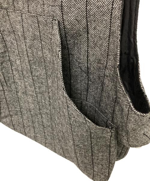 Engineered Garments（エンジニアド ガーメンツ）Engineered Garments (エンジニアド ガーメンツ) Fowl Vest Poly Wool Herrinbone グレー サイズ:Sの古着・服飾アイテム