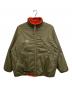 is-ness（イズネス）の古着「1LDK別注 REVERSIBLE FLEECE JACKET」｜オリーブ×オレンジ