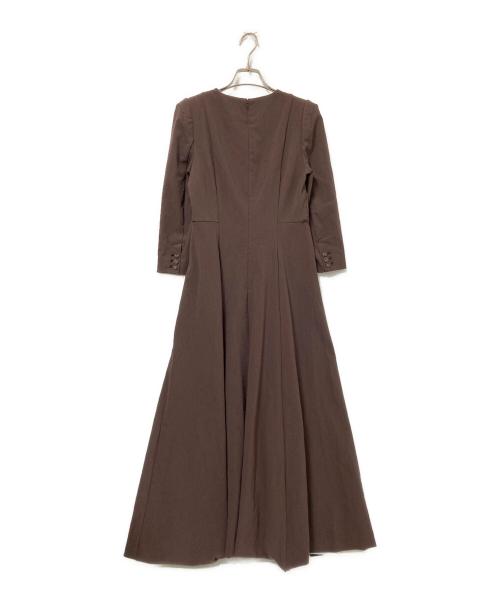 Ameri（アメリ）Ameri (アメリ) TRICOT TIE SET DRESS ブラウン サイズ:Mの古着・服飾アイテム
