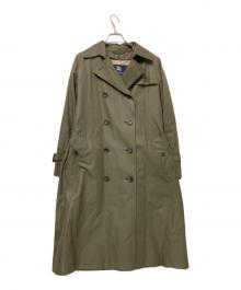 BURBERRY LONDON（バーバリーロンドン）の古着「ライナー付トレンチコート」｜グリーン×ベージュ