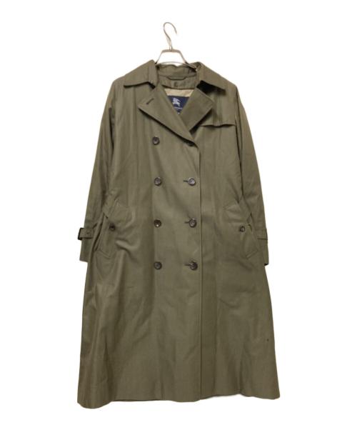 BURBERRY LONDON（バーバリーロンドン）BURBERRY LONDON (バーバリーロンドン) ライナー付トレンチコート グリーン×ベージュ サイズ:40の古着・服飾アイテム