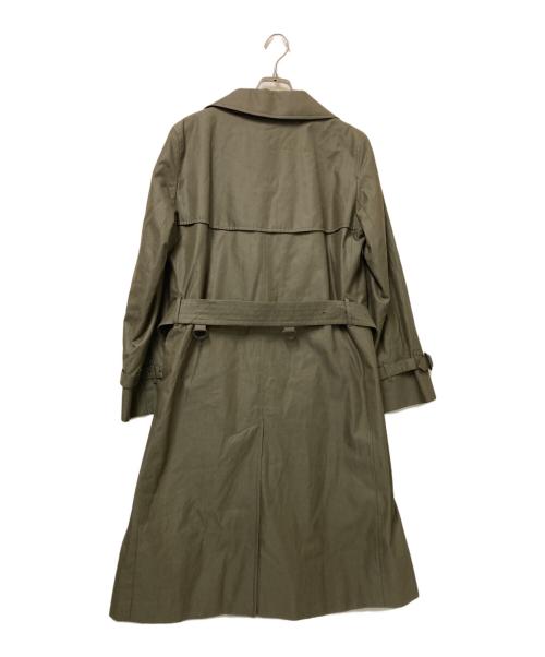 BURBERRY LONDON（バーバリーロンドン）BURBERRY LONDON (バーバリーロンドン) ライナー付トレンチコート グリーン×ベージュ サイズ:40の古着・服飾アイテム