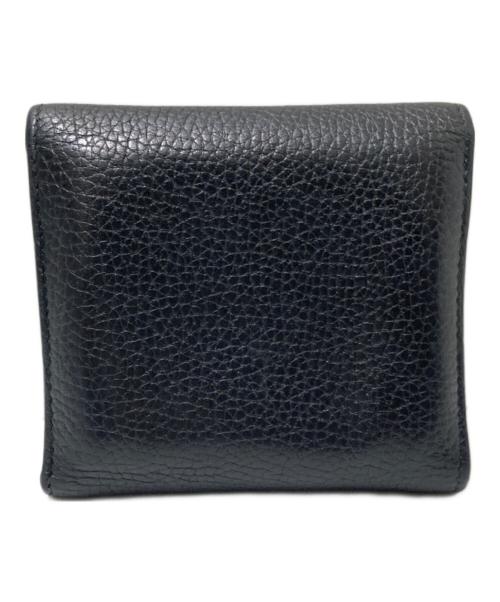 GUCCI（グッチ）GUCCI (グッチ) インターロッキングG レザー 三つ折り財布 ブラック サイズ:下記参照の古着・服飾アイテム