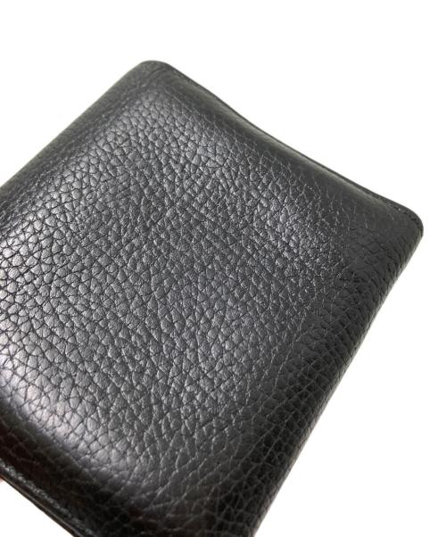 GUCCI（グッチ）GUCCI (グッチ) インターロッキングG レザー 三つ折り財布 ブラック サイズ:下記参照の古着・服飾アイテム