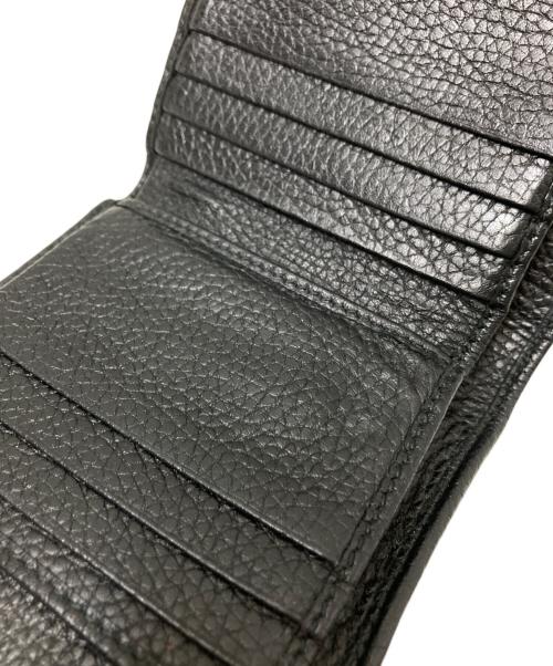 GUCCI（グッチ）GUCCI (グッチ) インターロッキングG レザー 三つ折り財布 ブラック サイズ:下記参照の古着・服飾アイテム