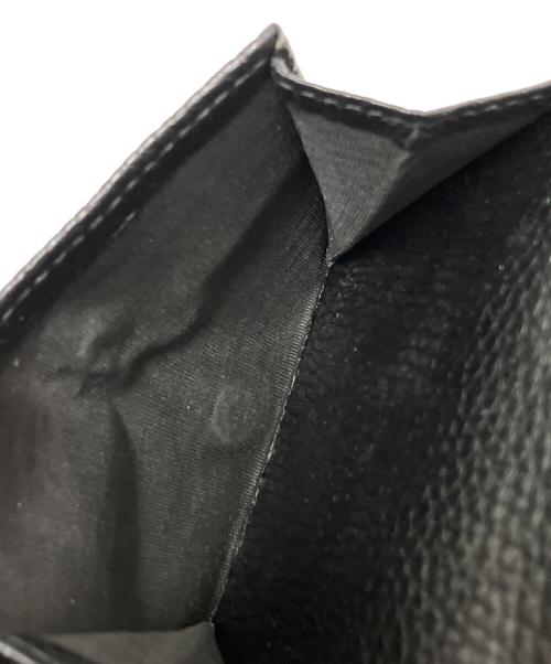 GUCCI（グッチ）GUCCI (グッチ) インターロッキングG レザー 三つ折り財布 ブラック サイズ:下記参照の古着・服飾アイテム
