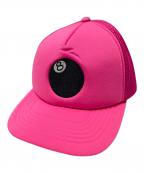 stussyステューシー）の古着「8 Ball Trucker Cap」｜ピンク
