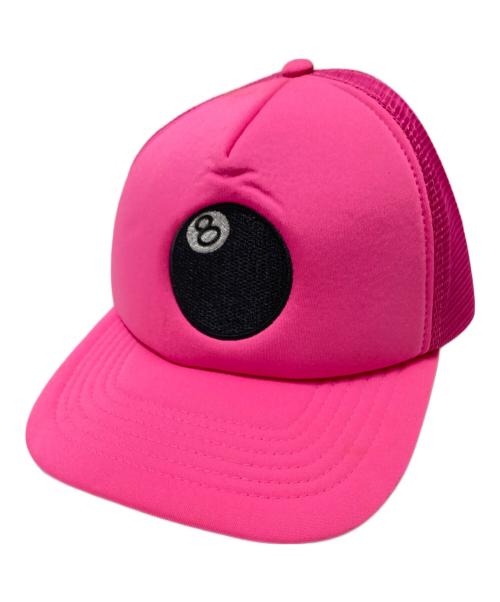 stussy（ステューシー）stussy (ステューシー) 8 Ball Trucker Cap ピンク サイズ:下記参照の古着・服飾アイテム