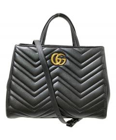 中古・古着通販】GUCCI (グッチ) シルヴィ1969 トップハンドルパテント