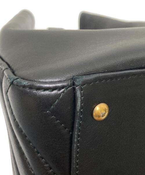 GUCCI（グッチ）GUCCI (グッチ) キルティングトップハンドル2WAYバッグ ブラック サイズ:下記参照の古着・服飾アイテム