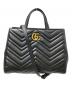 GUCCI（グッチ）の古着「キルティングトップハンドル2WAYバッグ」｜ブラック