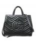 GUCCI (グッチ) キルティングトップハンドル2WAYバッグ ブラック サイズ:下記参照：95000円