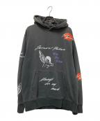 PALACEパレス）の古着「love letter hood」｜グレー