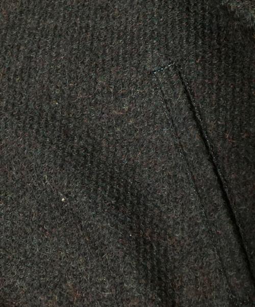 INTERMEZZO（インターメッツォ）INTERMEZZO (インターメッツォ) ニットジャケット グリーン×パープル サイズ: Lの古着・服飾アイテム