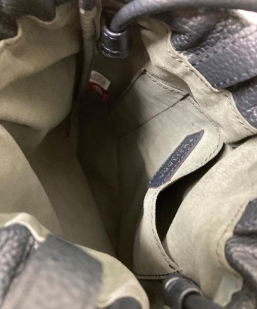FUJITAKA（フジタカ）FUJITAKA (フジタカ) 2WAYレザー巾着ミニショルダーバッグの古着・服飾アイテム