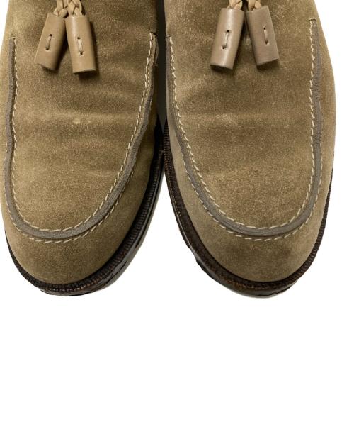 JIMMY CHOO（ジミーチュウ）JIMMY CHOO (ジミーチュウ) タッセルローファー ベージュ サイズ:42の古着・服飾アイテム