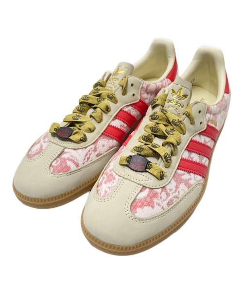 adidas（アディダス）adidas (アディダス) LIBERTY LONDON (リバティ ロンドン) SAMBA ローカットスニーカー レッド サイズ:28.0cmの古着・服飾アイテム