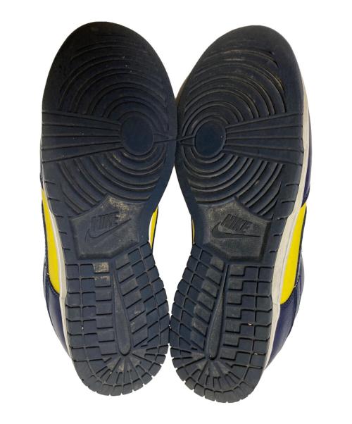 NIKE（ナイキ）NIKE (ナイキ) ローカットスニーカー ネイビー×イエロー サイズ:27.5cmの古着・服飾アイテム