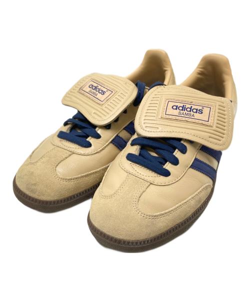 adidas（アディダス）adidas (アディダス) ローカットスニーカー ブルー×ベージュ サイズ:27.5cmの古着・服飾アイテム