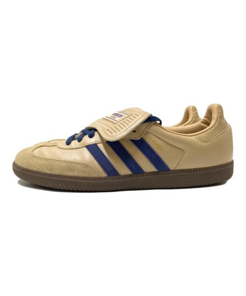 adidas（アディダス）adidas (アディダス) ローカットスニーカー ブルー×ベージュ サイズ:27.5cmの古着・服飾アイテム