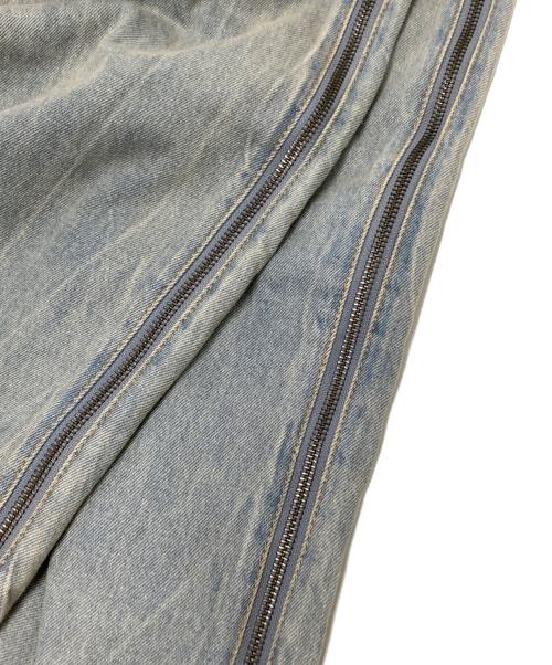 adidas（アディダス）adidas (アディダス) ADILENIUM SEASON 3 ZIP WASHED DENIM インディゴ サイズ:27 未使用品の古着・服飾アイテム