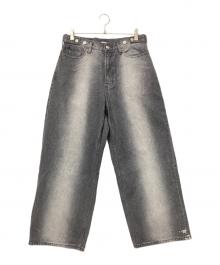 X-LARGE（エクストララージ）の古着「FADED BAGGY DENIM PANTS」｜グレー