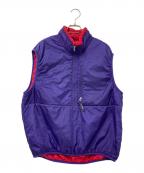 Patagoniaパタゴニア）の古着「パフボールベスト」｜パープル×レッド