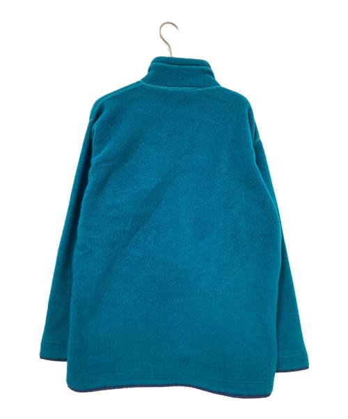 Patagonia（パタゴニア）Patagonia (パタゴニア) ライトウェイトシンチラビッグT グリーン×ネイビー サイズ:Sの古着・服飾アイテム