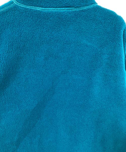 Patagonia（パタゴニア）Patagonia (パタゴニア) ライトウェイトシンチラビッグT グリーン×ネイビー サイズ:Sの古着・服飾アイテム