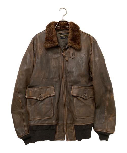 AVIREX（アヴィレックス）AVIREX (アヴィレックス) G-1フライトジャケット ブラウン サイズ:40の古着・服飾アイテム