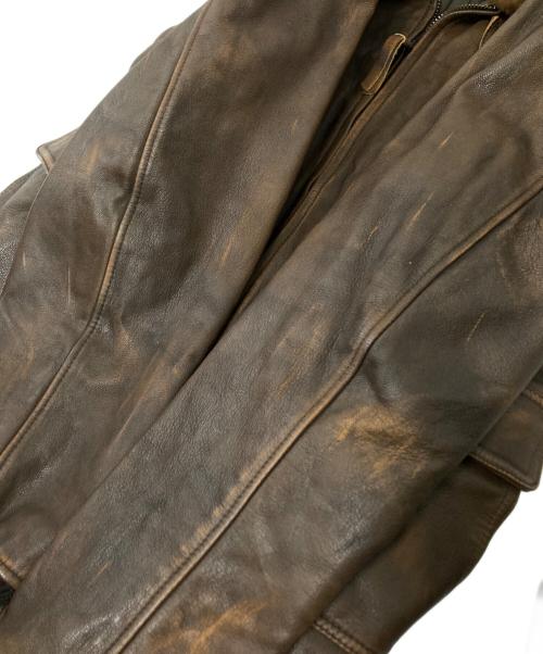 AVIREX（アヴィレックス）AVIREX (アヴィレックス) G-1フライトジャケット ブラウン サイズ:40の古着・服飾アイテム