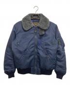 HOUSTONヒューストン）の古着「B-15C FLIGHT JACKET」｜ネイビー