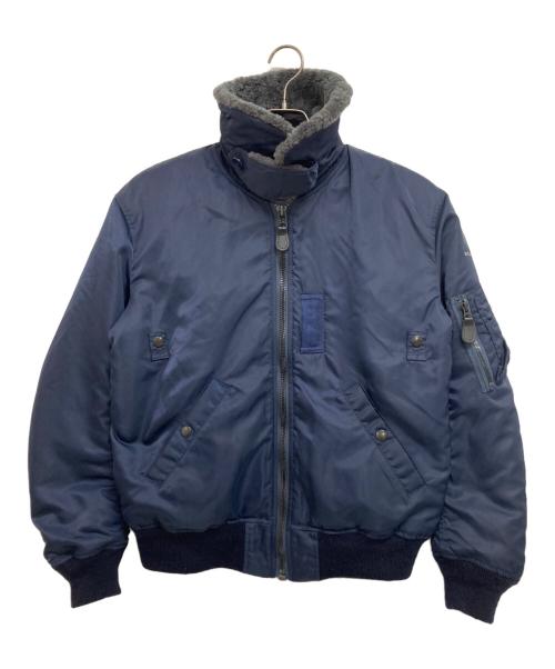 HOUSTON（ヒューストン）HOUSTON (ヒューストン) B-15C FLIGHT JACKET ネイビー サイズ:40の古着・服飾アイテム