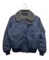 HOUSTON（ヒューストン）の古着「B-15C FLIGHT JACKET」｜ネイビー