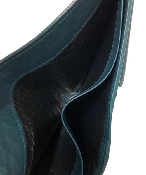 BOTTEGA VENETA（ボッテガベネタ）BOTTEGA VENETA (ボッテガベネタ) 2つ折り財布 ネイビー サイズ:下記参照の古着・服飾アイテム